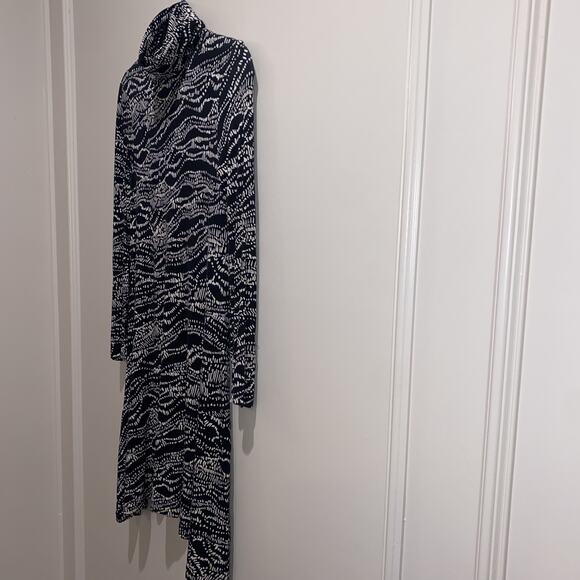 ANTHROPOLOGIE Maeve Turtleneck Dress XS Asymmetrical Comfy Stretch Whimsigoth - Picture 4 of 7